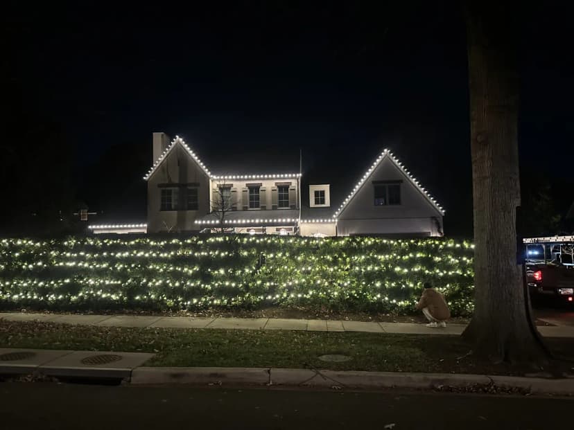 Christmas light installation in Silver Spring, MD — LightDMV