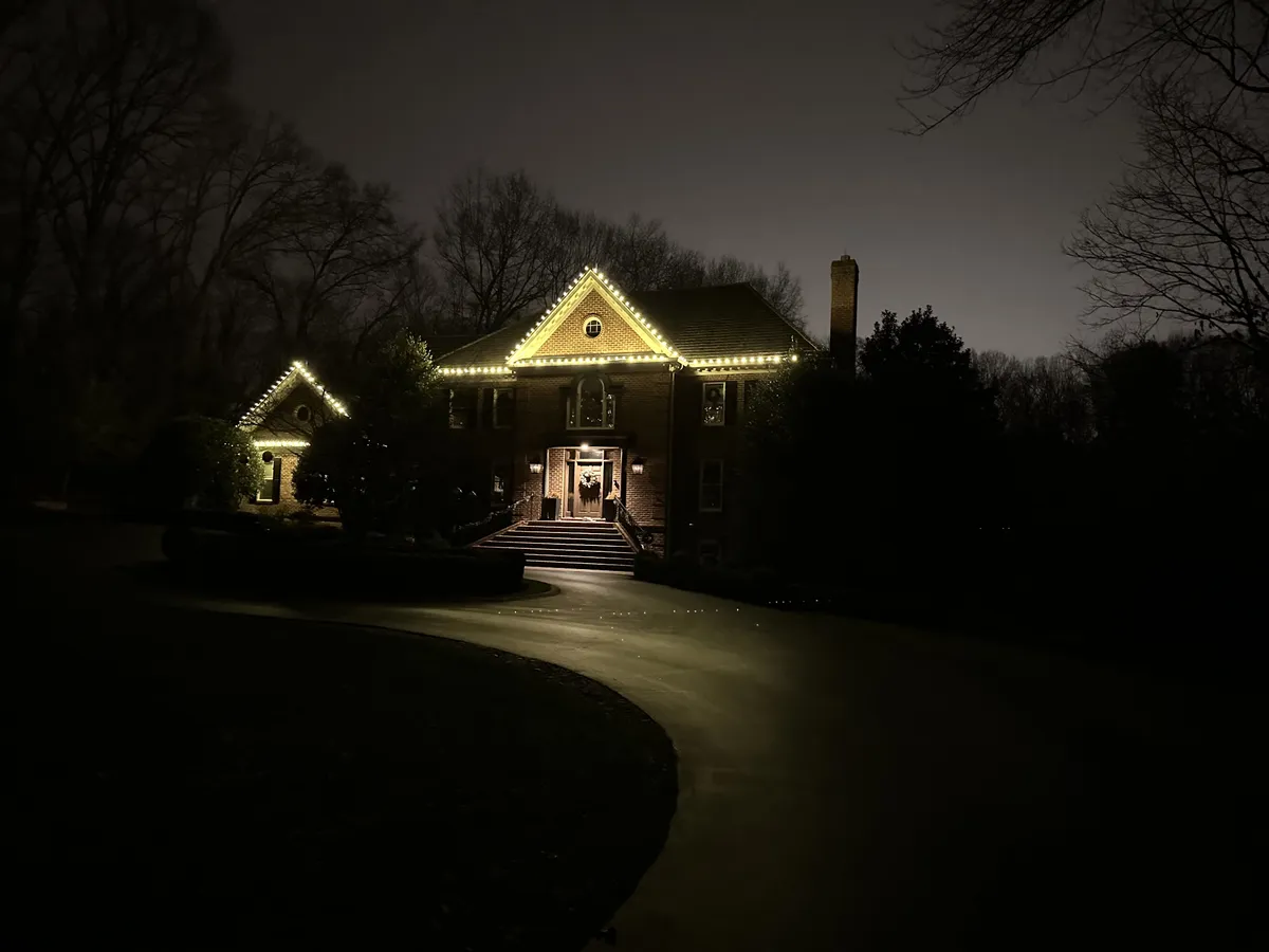 Christmas light installation in Arlington, VA — LightDMV