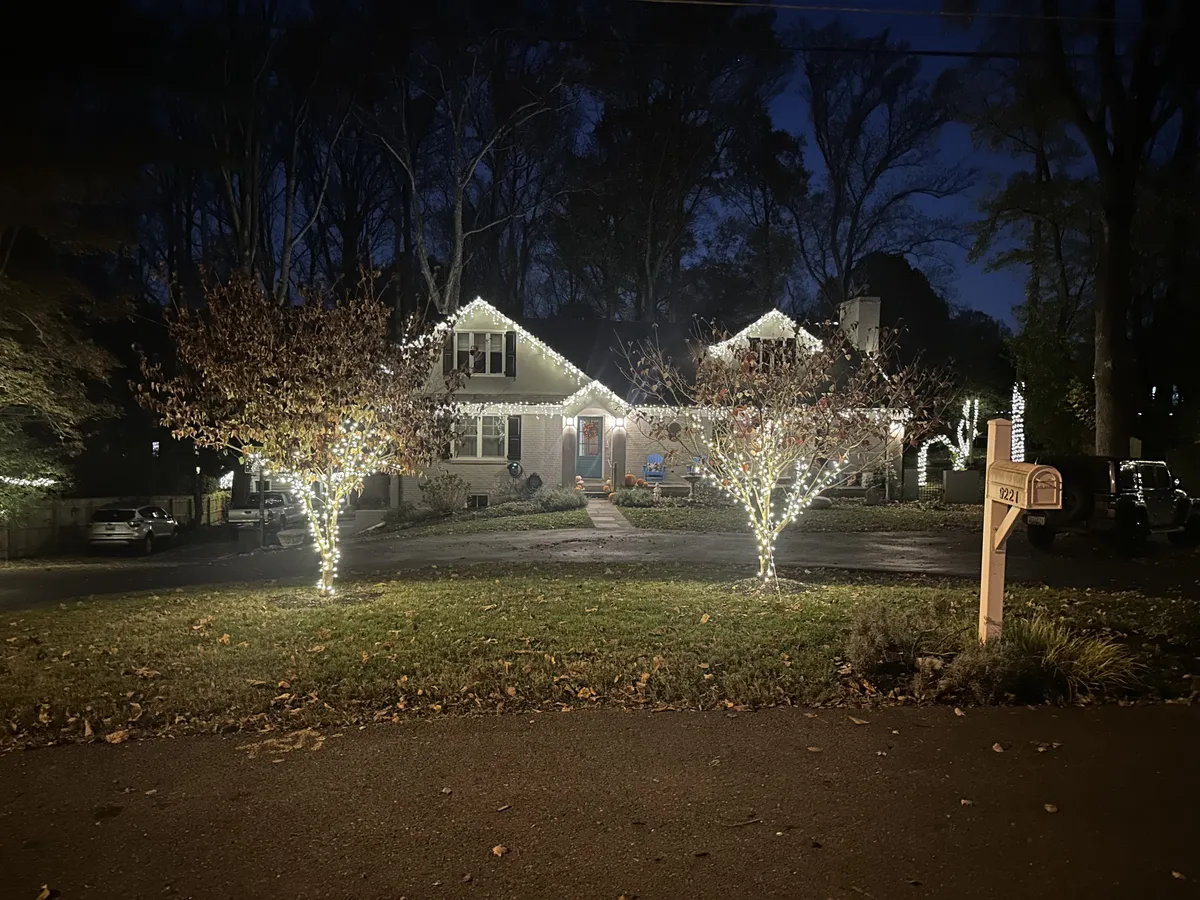 Christmas light installation in Bethesda, MD — LightDMV