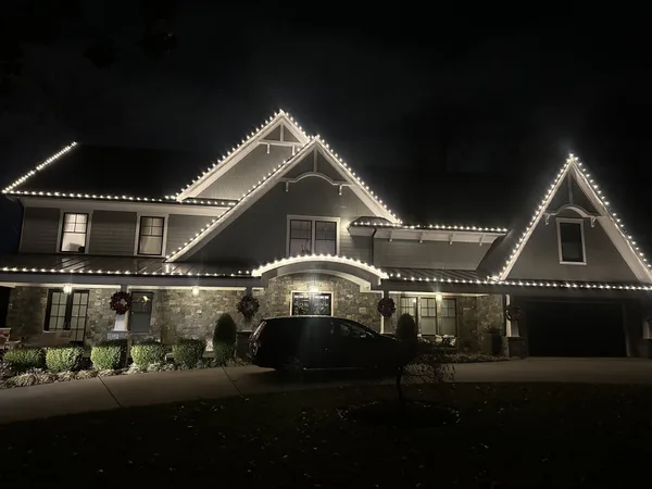 Christmas light installation in Bethesda, MD — LightDMV