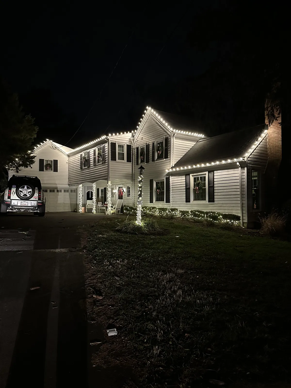Christmas light installation in Bethesda, MD — LightDMV