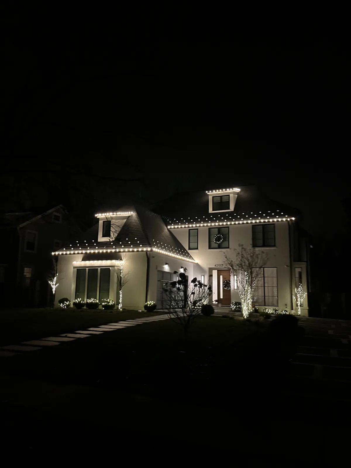 Christmas light installation in Chevy Chase, MD — LightDMV