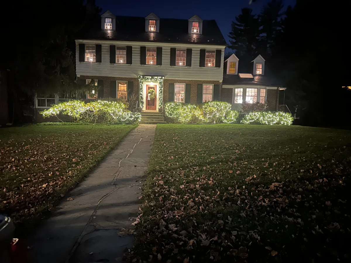 Christmas light installation in Chevy Chase, MD — LightDMV