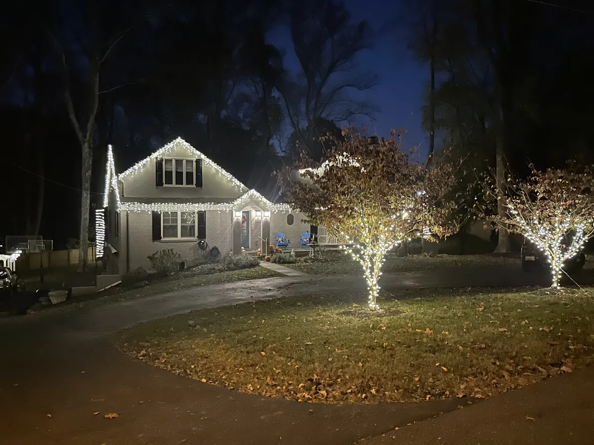 Christmas light installation in Darnestown, MD — LightDMV