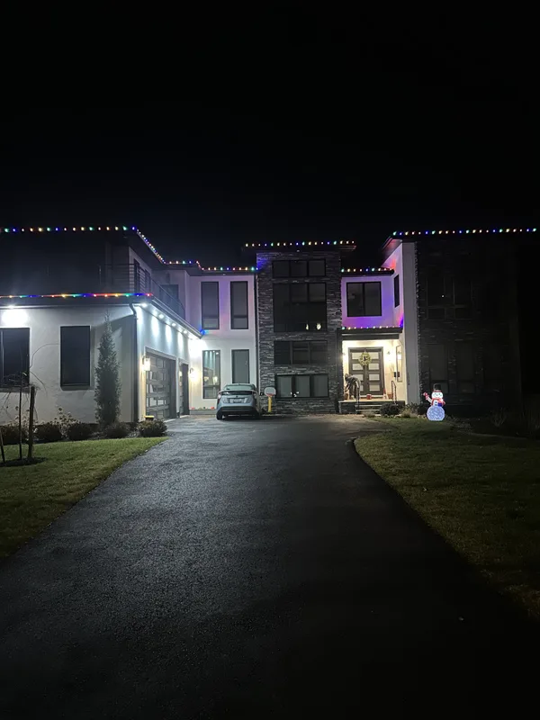 Christmas light installation in Germantown, MD — LightDMV