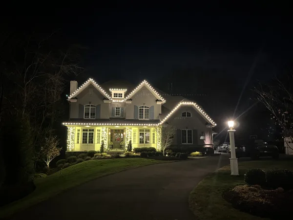 Christmas light installation in Germantown, MD — LightDMV