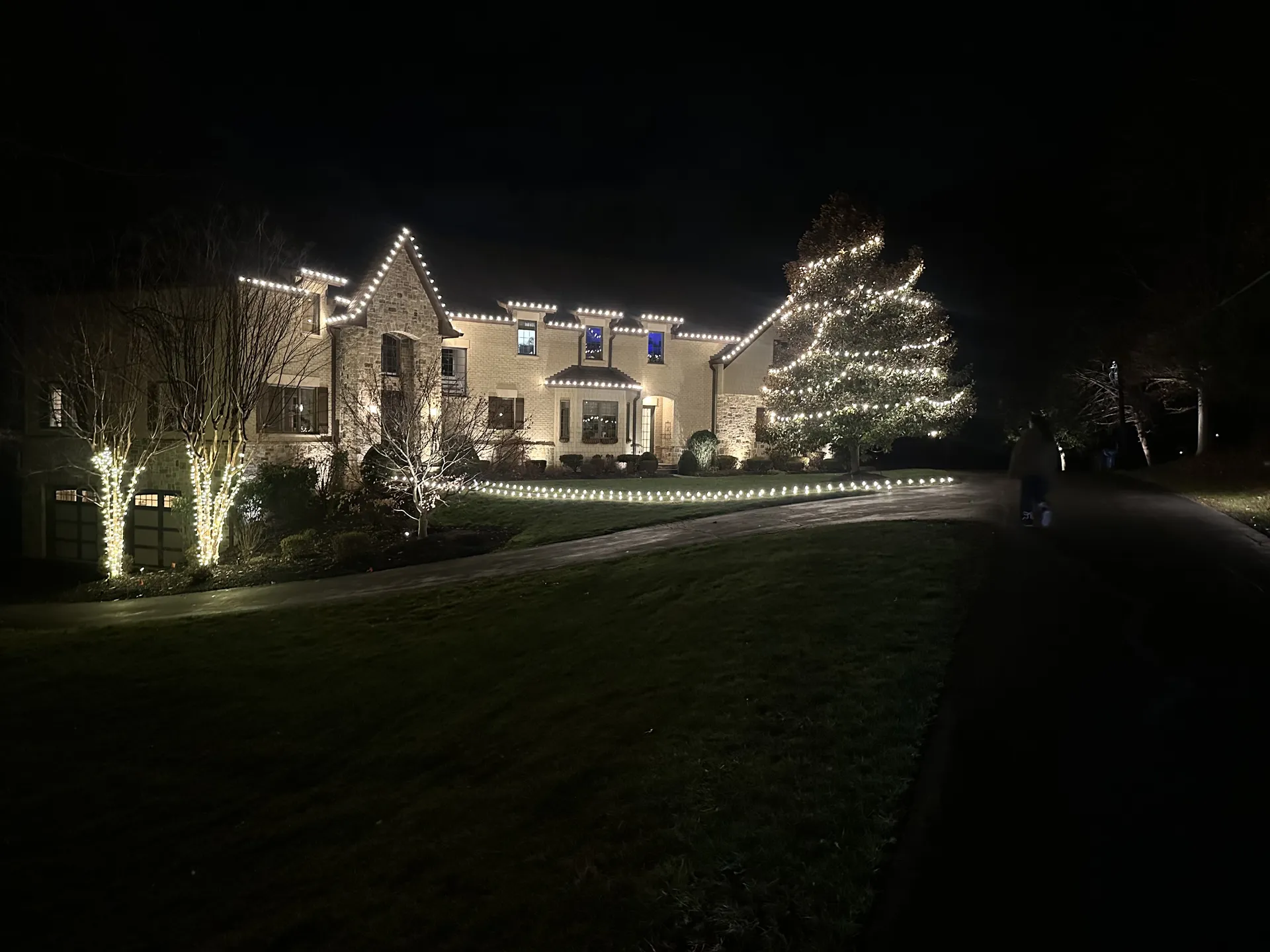 Christmas light installation in Great Falls, VA — LightDMV