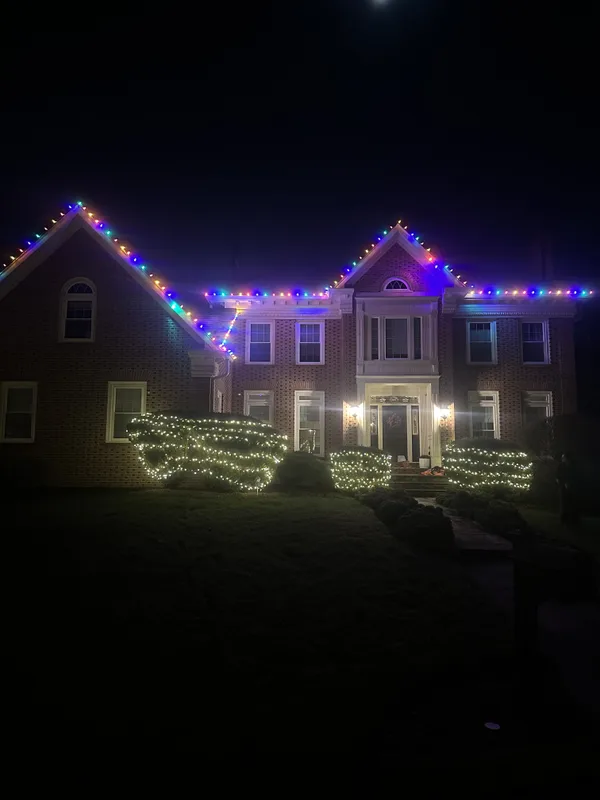 Christmas light installation in McLean, VA — LightDMV