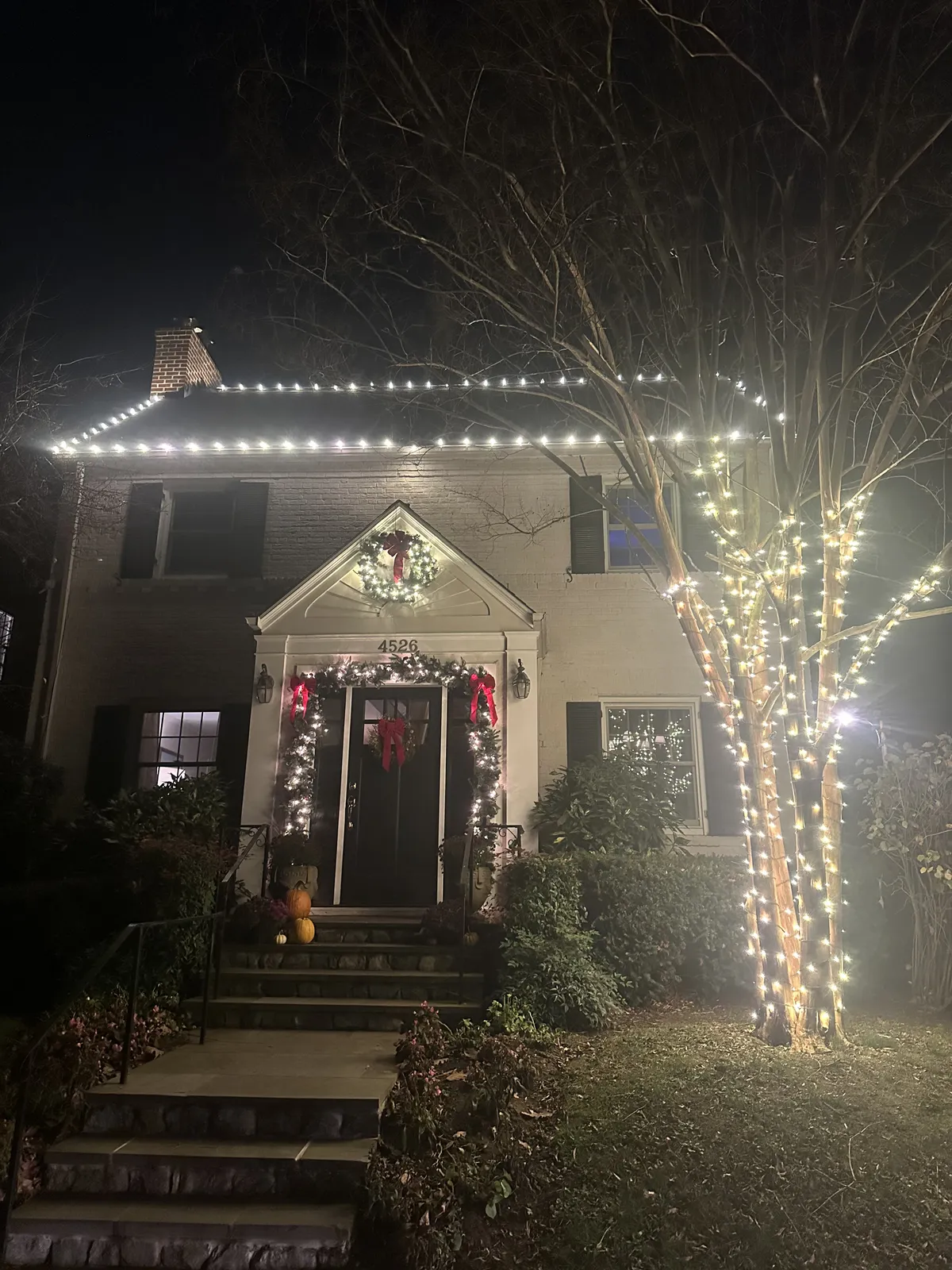Christmas light installation in Rockville, MD — LightDMV