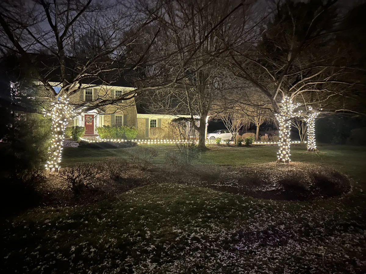 Christmas light installation in Vienna, VA — LightDMV