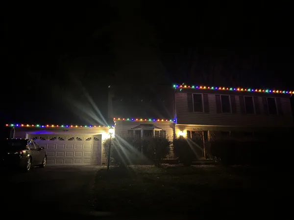 Christmas light installation in Vienna, VA — LightDMV